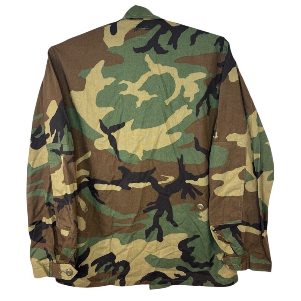 BDU Men's Woodland Camouflage Pattern Button Down Military & Field Jacket Size S - Picture 7 of 9